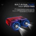 Axle Hub 300W LED Motorcycle Guardrail Light – Triple Lens Focusing Lamp